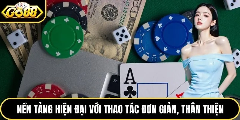 Nền tảng hiện đại với thao tác đơn giản, thân thiện