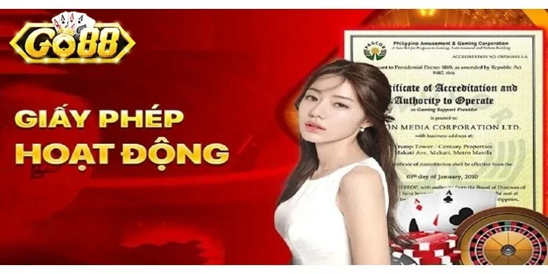 Lưu ý và giải đáp về Giấy phép hoạt động Go88 cho hội viên
