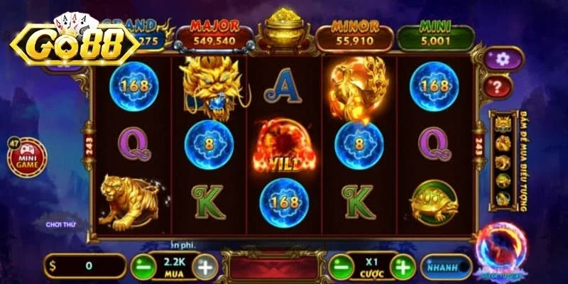 Kinh nghiệm cực chuẩn khi chơi Kho Báu Tứ Linh tại Go88