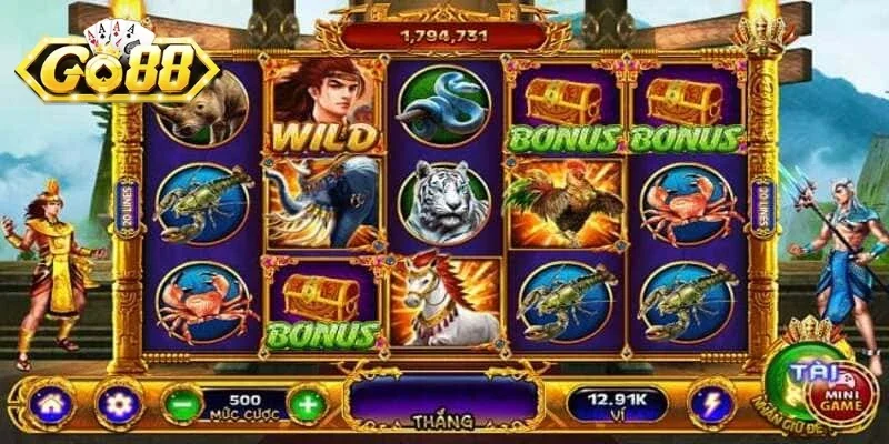 Trò chơi nổ hũ Sơn Tinh Thủy Tinh trên Go88 cực đặc sắc